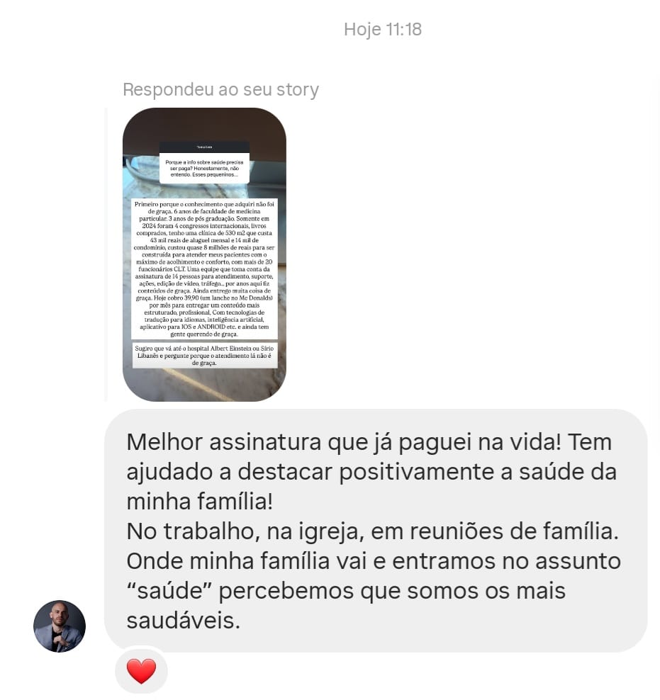 Depoimento — Inchaço · Intestino
